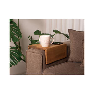 Table d'accoudoir en bois moderne, table de <span class=keywords><strong>plateau</strong></span> de bras de canapé, table de bras de canapé en bois personnalisée - Product Image 1