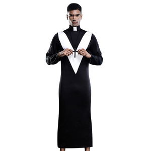 Robe De Prêtre Médiévale Pour Hommes Et Femmes Cape De Prêtre à Capuche Renaissance Cape De Frère Halloween Costumes De Cosplay