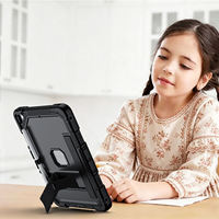 Étui robuste antichoc avec support, porte-crayon et dragonne pour tablette iPad 7e, 8e et 9e génération 10,2 pouces – Vente en gros