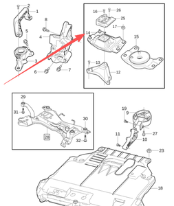 Supporti Motore OE 31359779 di Alta Qualità per VOLVO V50 S40 C70 - Product Image 4