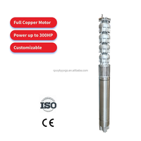 Pompe centrifuge submersible haute pression en acier inoxydable 304 316 pour puits profond, 3 kW, monophasée/triphasée, pour eau propre