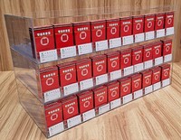 Étagère de présentation de cigarettes en acrylique personnalisée avec propulseur