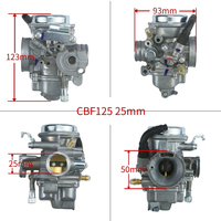 25mm 27mm 29mm Hon Da Titan CBF125 CBF150 CBF180 CB150 GL150 OEM remplacement Performance mise à niveau carburateur de moto