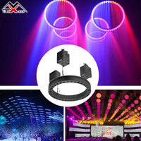 Projecteur LED RGBW de haute qualité 36*40W avec anneau lumineux circulaire et puissance de levage 3x400W