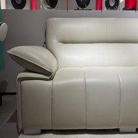 Canapé modulaire inclinable personnalisé Vonliva, style traditionnel de luxe, 2 places, revêtement en cuir véritable, rembourrage en éponge, pour hôtel