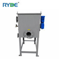 Nettoyeur de tamis rotatif automatique à grande capacité, machine de tamisage à tambour rotatif, moteur SS304/316, 30-160m/h