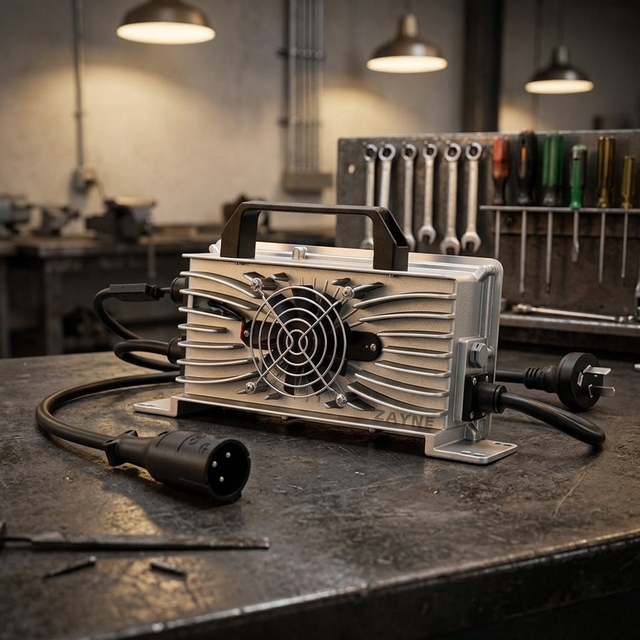 24V 20Amp 25A IP67 Built in Multi Voltage Battery Charger for Lead Acid LiFePO4 and Lithium Batteries 12V to 96V