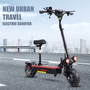 Trottinette Électrique Pliable Haute Autonomie avec Batterie au Lithium 21-30Ah, Capacité de Charge 200kg, Vitesse 18 Km/h, en Aluminium - Product Image 2