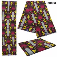 Kain Batik Wax Print Polyester-Katun Afrika Ramah Lingkungan Ankara untuk Kain Gaya Busana untuk Menjahit Gaun