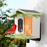 Mangeoire à oiseaux intelligente avec caméra Ultra-HD 2K4K, reconnaissance d'oiseaux par IA, alimentation solaire, distribution automatique pour oiseaux et perroquets, Chine