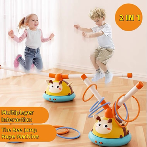 Machine de mouvement d'abeille 4-en-1, quatre modes de jeu, auto-assemblable, exerce le corps, développe la coordination œil-main, jouet sportif pour enfants - Product Image 4