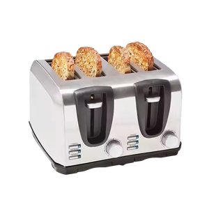 <span class=keywords><strong>Grille</strong></span>-<span class=keywords><strong>pain</strong></span> électrique Antronic 4 tranches <span class=keywords><strong>en</strong></span> acier inoxydable avec fonction pop-up automatique pour usage domestique et hôtelier - Product Image 5