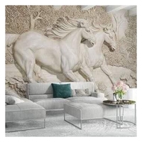Chine Murale personnalisée 3D 5D 8D 16D décoration murale en relief pour fond de télévision à la maison