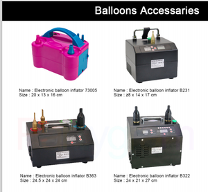 Balloon Pump Machine Balloons Wholesale Factory Direct Supply Accessories Electronic Balloon Pump 73005 Electronic Balloon Stuffer Machine