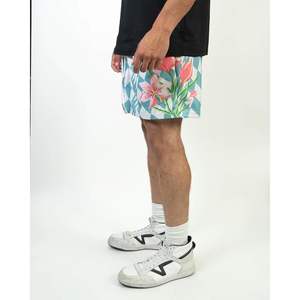 Shorts graphiques personnalisés pour hommes, décontractés d'été, respirants, à devant plat, avec cordon de serrage, style streetwear, 100 % polyester - Product Image 5
