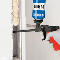 Matériaux de construction, mastic blanc 750 ml, mousse de remplissage pour joints, mousse de polyuréthane expansive, isolation de plafond