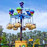 Manège Électrique Rotatif en Forme de Montgolfière pour Parc d'Attractions Commercial, Équipement de Divertissement Familial pour Fêtes Foraines