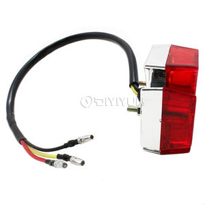 Feu arrière universel à LED en forme de croix maltaise pour <span class=keywords><strong>moto</strong></span> <span class=keywords><strong>Yamaha</strong></span>, Kawasaki, Suzuki, KTM - Product Image 5