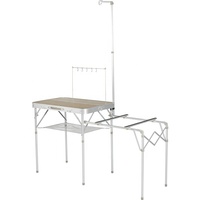 Naturehike Table de cuisson Portable en MDF, Table pliante en aluminium détachable pour voyage en plein air