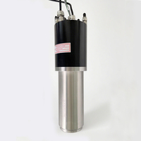 Moteur de broche pneumatique Jianken JGY-80mm OD 3.2kw 24000rpm ISO20 ATC pour le fraisage de moules, refroidissement liquide, haute vitesse