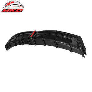 Diffuseur de pare-chocs arrière Highland pour Tesla Model 3 2024-2025, lèvre noire brillante, kit carrosserie de haute qualité avec LED - Product Image 4