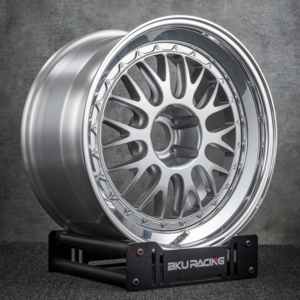 Bku 3 pièces roues E89 pour <span class=keywords><strong>Porsche</strong></span> 991 <span class=keywords><strong>Carrera</strong></span> <span class=keywords><strong>4S</strong></span> 911 Turbo S 992 GT3 RS 20 21 pouces personnalisé Double étape lèvre jante en alliage d'argent - Product Image 3