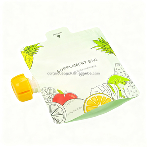 Custom Printed 100ML 150ML 200ML 500ML 1L 2L 5L Juice Spout Bag Food <b>Plastic</b> <b>Packaging</b> Beverage Bag Reusable Refill Liquid Bag - Product Image 2