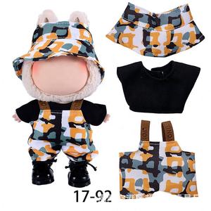 Vêtements pour poupées Blind Box en coton, matériau sûr, 17 cm, unisexe, pour jouets en peluche Macaron Have a Seat <span class=keywords><strong>Monster</strong></span>, tenue, robe, manteau, chapeau - Product Image 2