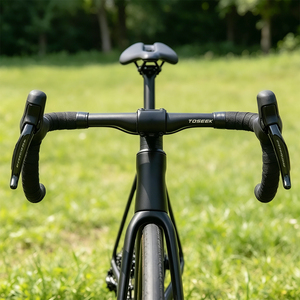 Guidon <span class=keywords><strong>de</strong></span> vélo <span class=keywords><strong>de</strong></span> route en fibre <span class=keywords><strong>de</strong></span> carbone TOSEEK, diamètre <span class=keywords><strong>de</strong></span> fixation 31,8 mm, déport 126 mm, portée 70 mm, poids 257 g, <span class=keywords><strong>Recrutement</strong></span> d'agents mondiaux, OEM - Product Image 5