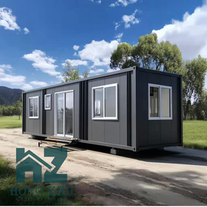 DYHZCE Exportation de Chine Design contemporain Cabine de chasse préfabriquée Abri en acier durable en milieu sauvage Commodités de base <span class=keywords><strong>Conteneur</strong></span> noir - Product Image 5