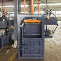 Presse à balles semi-automatique carrée 2025, 10-100T, hydraulique verticale, pneus, aluminium, canettes, plastique, papier, compacteur vertical de déchets
