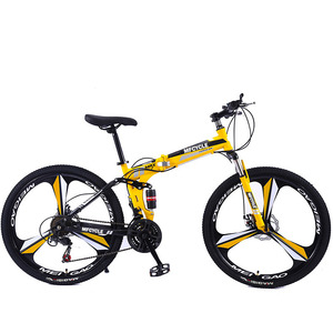 Bicicletta Pieghevole 24 Pollici, Spedizione Gratuita, Campione Disponibile, Bici 21 Velocità, 26 27.5 29 Pollici, Bicicletta per Adulti, Bicicletta da Montagna Pieghevole da Uomo - Product Image 3