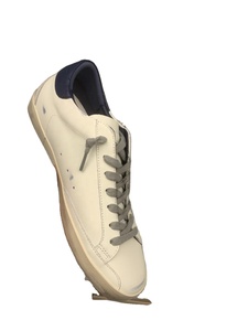 Chaussures pour hommes de style vintage de haute qualité, polyvalentes, en cuir vieilli, à semelle plate, unisexes, chaussures de skate, baskets décontractées à la mode - Product Image 1