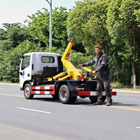 Mécanisme de bras télescopique hydraulique Dongfeng pour le transport de déchets résidentiels urbains