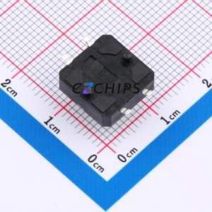 TP10923580 Tactile Switch SMD Switch Single Pole Single Throw Round Button 3.5N Vertical Mount - Product Image 2