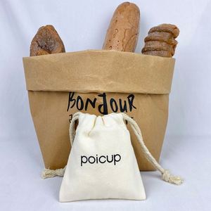 High Quality Custom Natural Cotton <b>Drawstring</b> Bag Simple Style Biodegradable Dust <b>Pouch</b> with Organic Cotton for Glasses Rings - Product Image 5