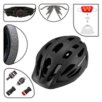 Casques de vélo haute qualité, professionnel et populaire, à lumière Led, pour vtt, pour adultes, avec visière