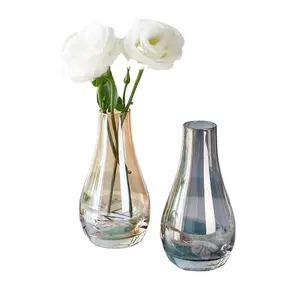 Moderno Vaso De Vidro Projetado Para Flores Vaso De Cristal Decorativo Casa Decoração Do Casamento