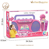 Microphone jouet en gros pour enfants, machine à chanter de simulation, microphone karaoké, son tout-en-un, jouets éducatifs musicaux pour enfants