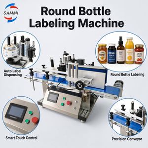 Máquina Etiquetadora Automática <span class=keywords><strong>para</strong></span> Botellas Redondas, Ideal <span class=keywords><strong>para</strong></span> Pequeñas Empresas, Superventas - Product Image 5