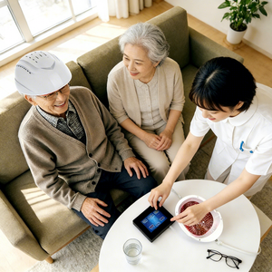 Helm Fotobiomodulasi Medis Stimulator Kranial untuk Pencegahan Cedera Kepala Epilepsi dan Parkinson di Rumah - Product Image 2