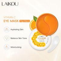 Masques Patchs Contour des Yeux Hydratants, Éclaircissants, Anti-Cernes et Anti-Rides au Collagène et Vitamine C, Marque Blanche