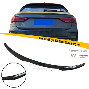 Haosheng voiture Auto accessoires Workblank brillant noir arrière mi Spoiler Extension pour <span class=keywords><strong>Audi</strong></span> <span class=keywords><strong>Q3</strong></span> F3 <span class=keywords><strong>Sportback</strong></span> 2019 2020 2021 2022 <span class=keywords><strong>2023</strong></span> - Product Image 1