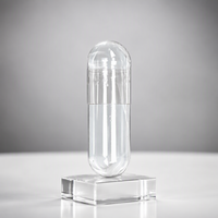Capsules végétariennes vides transparentes en HPMC, taille 00 #