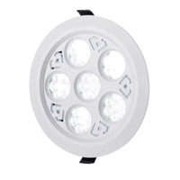 Focos giratorios Ajustable Led Empotrable Downlight Mostrador Escaparate Joyería Tienda Iluminación