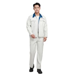 Traje transpirable de algodón de manga larga para hombre, ropa de trabajo para Protección Laboral, fábricas de automóviles, gasolineras, barco - Product Image 4