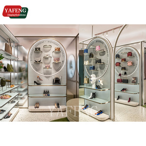 Hiện đại có thể tháo rời Thời Trang Phụ Nữ Túi Xách đứng hiển thị Giày Túi Xách cửa hàng đồ nội thất tuyệt vời cho <span class=keywords><strong>Showcase</strong></span> cho trang trí - Product Image 4