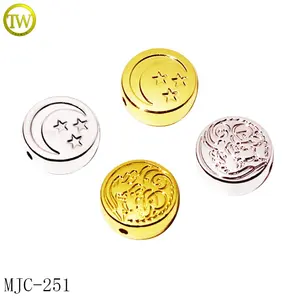 Custom Engraved Bracelet Tags Wholesale Oval Shape Necklace Accessory Gold Logo Pendant Metal Jewelry Hang Charms