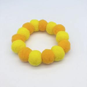 Personalizado lindo nuevo dulce Markron Color lindo mascota Collar perro Bola de felpa Collar con campana Collar para mascotas para gatos y perros pequeños - Product Image 3