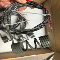 Anneaux chauffants à ressort, manchons en cuivre, chauffe-spirale pour canaux chauds, haute température 220V, thermocouple J/K, OEM personnalisé